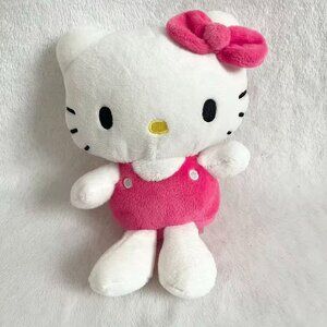 Hello Kitty Plush Toy 6 Inches Classic Pink White Cute Y2K